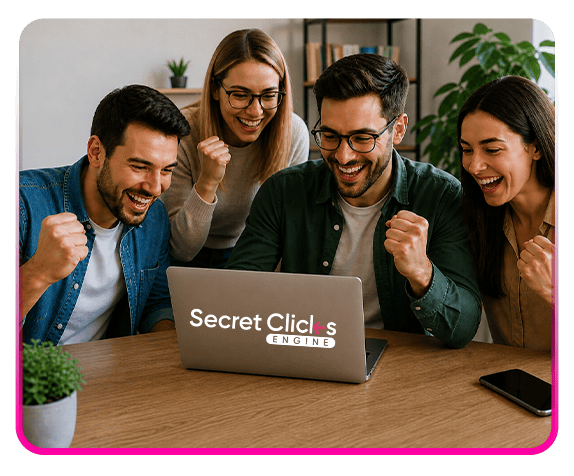 People using Secret Clicks Engine for online marketing