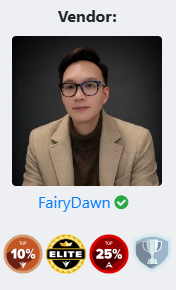 FairyDawn, creator and vendor of Local Template Store Fortune
