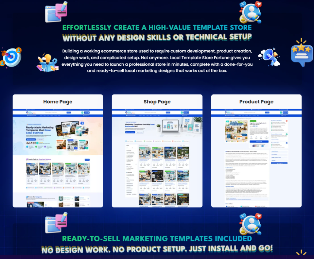 Local Template Store Fortune Review 2026: Is This DFY Canva Template Store Worth It? -