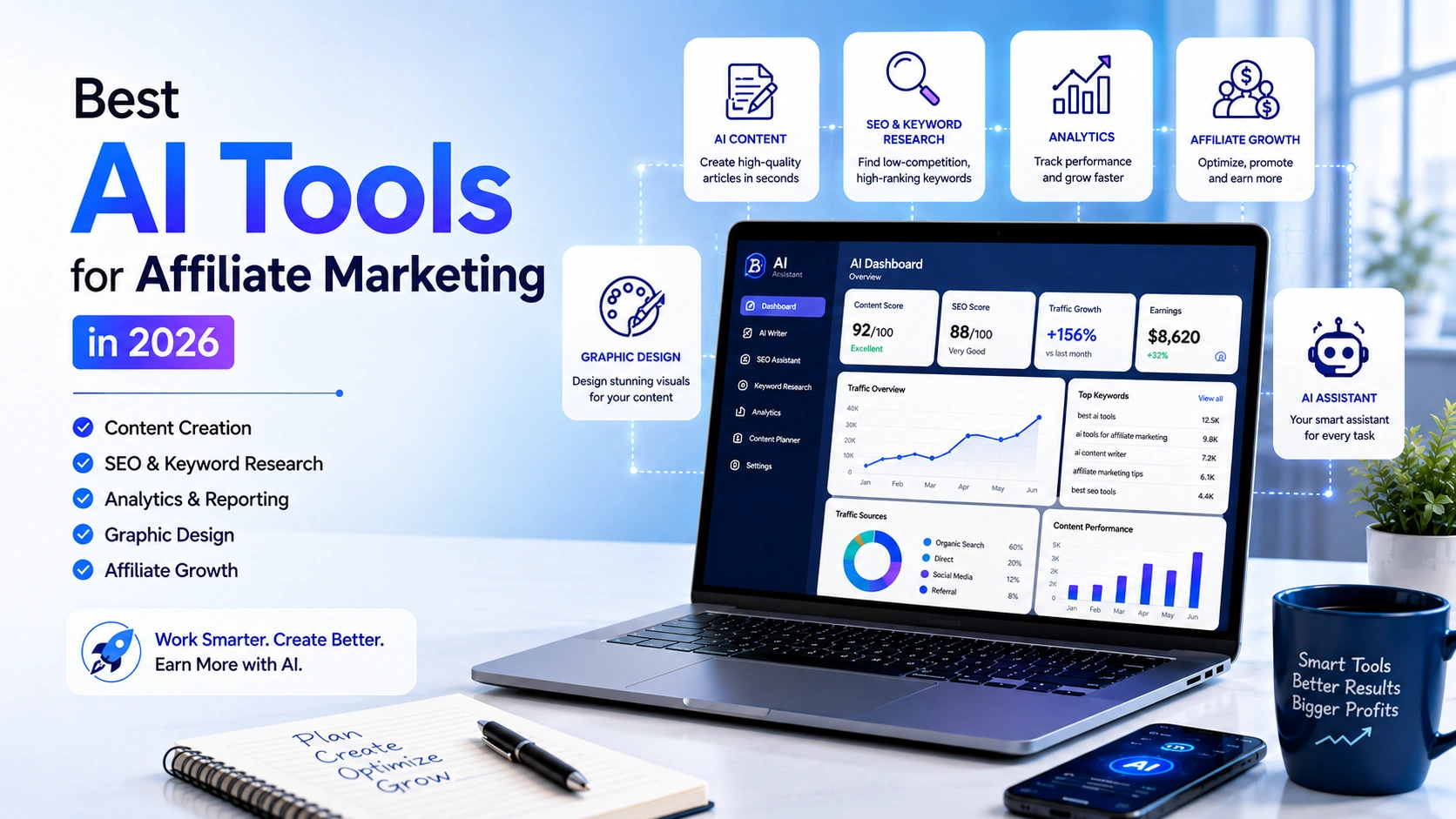 Best AI Tools for Affiliate Marketing
